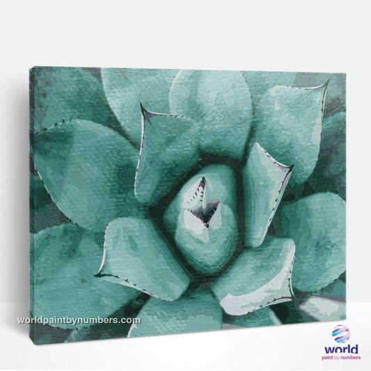 Agave - Collection Feuilles - Kits de Peinture Mondiale par Numéros™ DIY