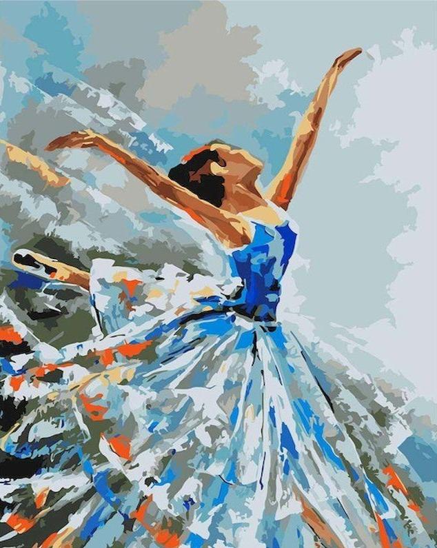 Belle danseuse de ballet - Kits de peinture du monde par numéros™ à faire soi-même