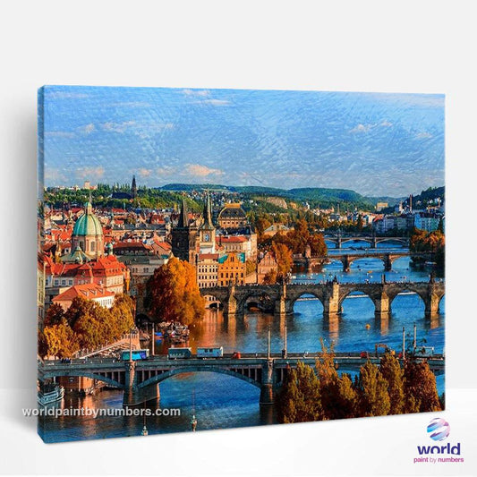 Ponts de Florence - Kits de peinture par numéros™ du monde à faire soi-même