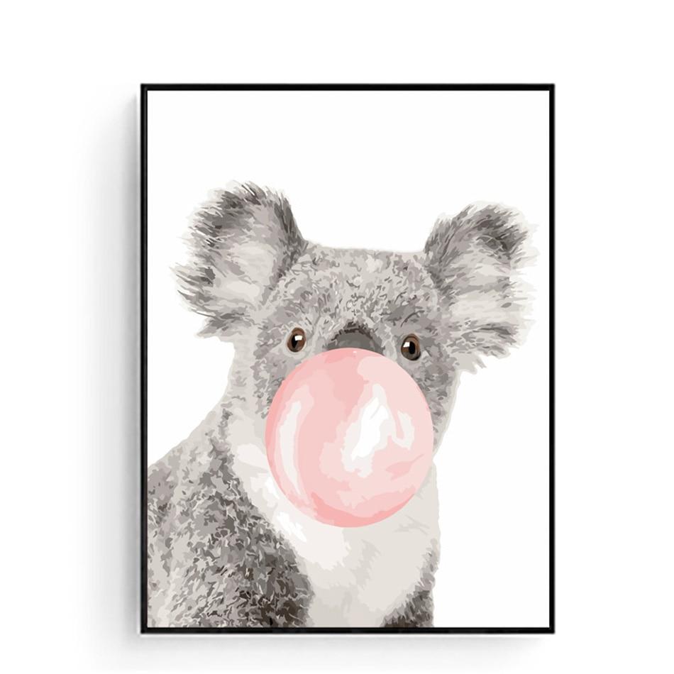 Bubble Gum Koala - Kits de peinture par numéros™ à faire soi-même