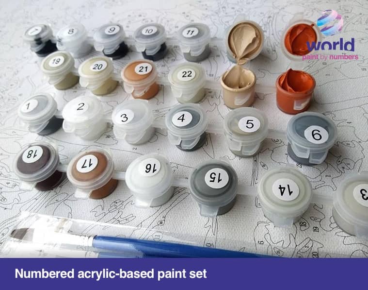 Chat et bulles de savon - World Paint by Numbers™ Kits DIY