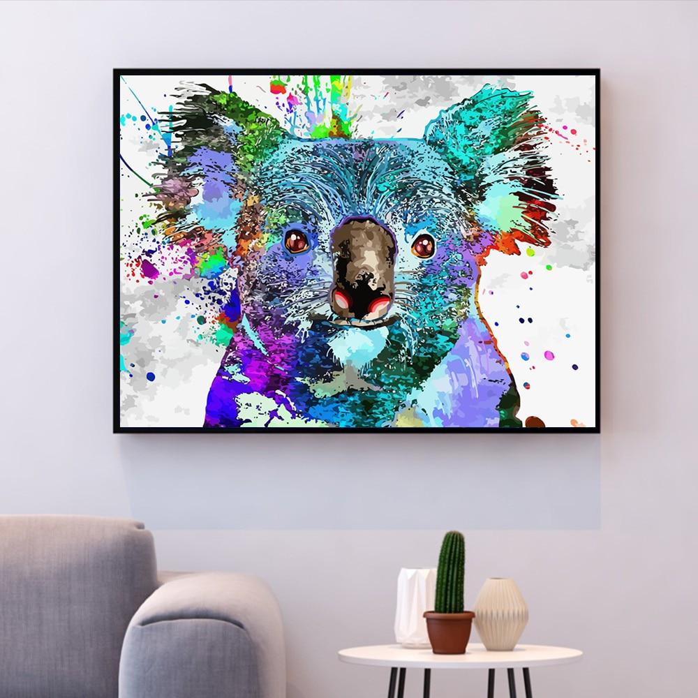 Koala coloré - Peinture du monde par numéros™ Kits