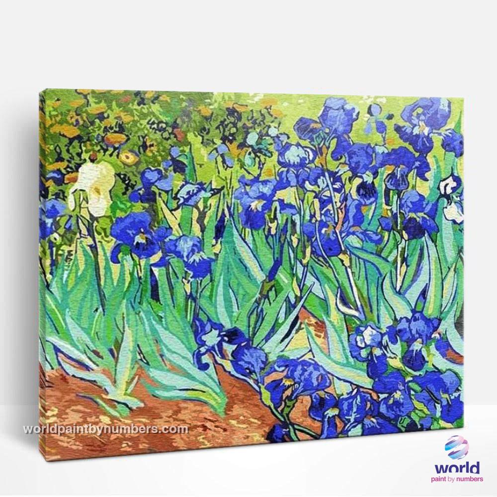 Iris de Vincent Van Gogh - Kits de peinture du monde par numéros™ à faire soi-même