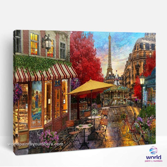 Marché de rue de Paris - Kits World Paint by Numbers™