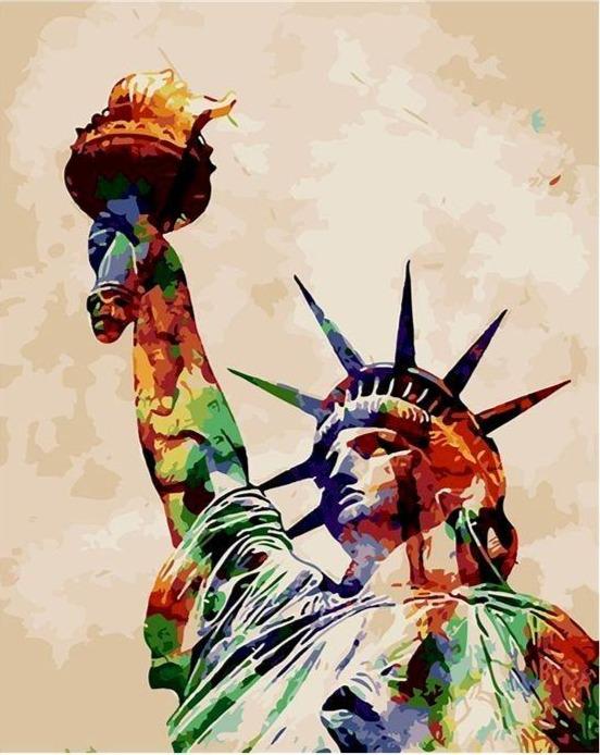 Statue de la Liberté New York - Kits de peinture par numéros™ à faire soi-même