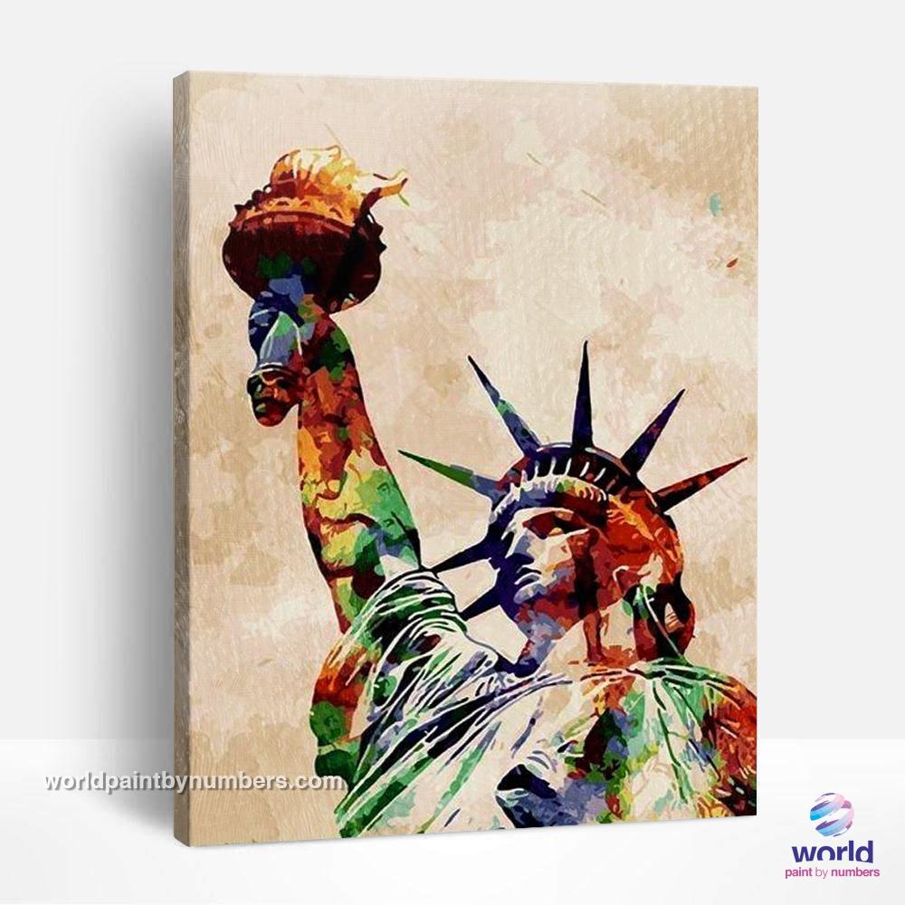 Statue de la Liberté New York - Kits de peinture par numéros™ à faire soi-même